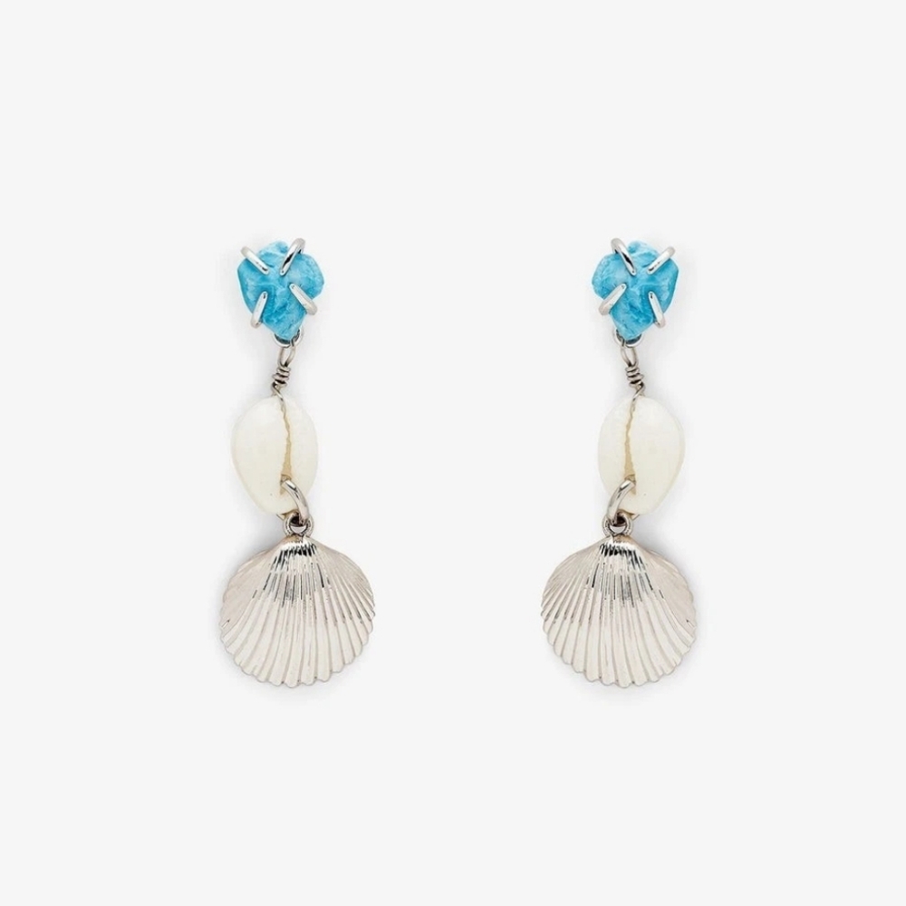Pura Vida Cancún Dangle Shell Earrings